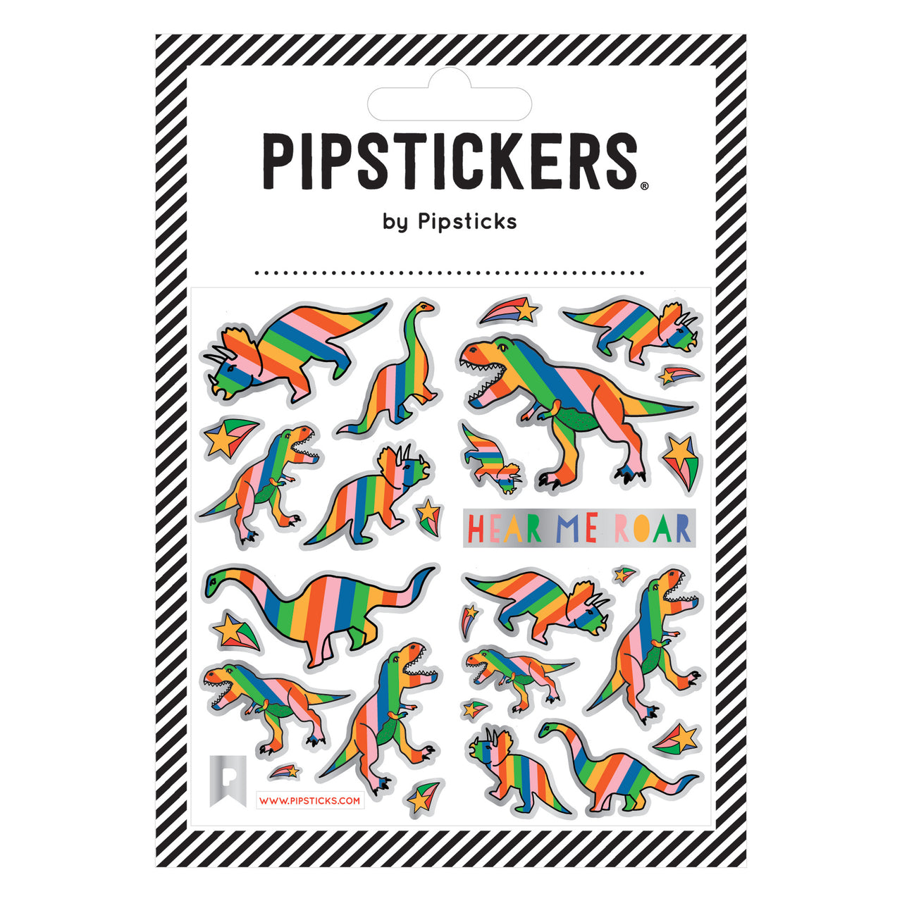 Pipsticks Klistermärken i PVC Hear Me Roar