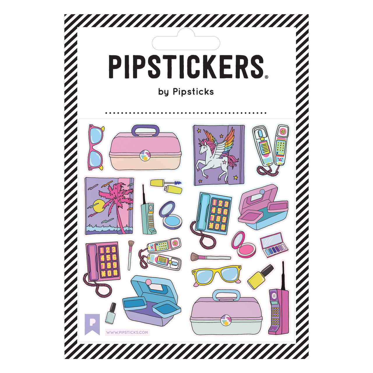 Pipsticks Klistermärken i PVC Awesome 80s