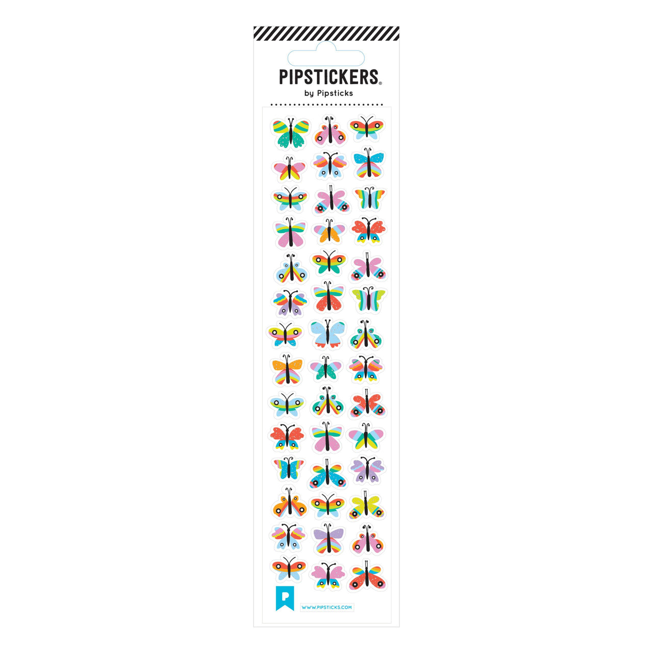 Pipsticks Klistermärken i PVC Brilliant Butterflies