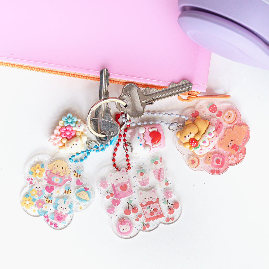 Tiger Tribe Klistermärken Sticker Craft Kit Kawaii Bag Charms – bild 2