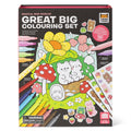 Tiger Tribe Målarset Great Big Colouring Set Magical Mini Worlds