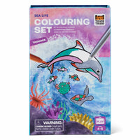 Thumbnail for Tiger Tribe Målarset Shimmer Colouring Sea Life