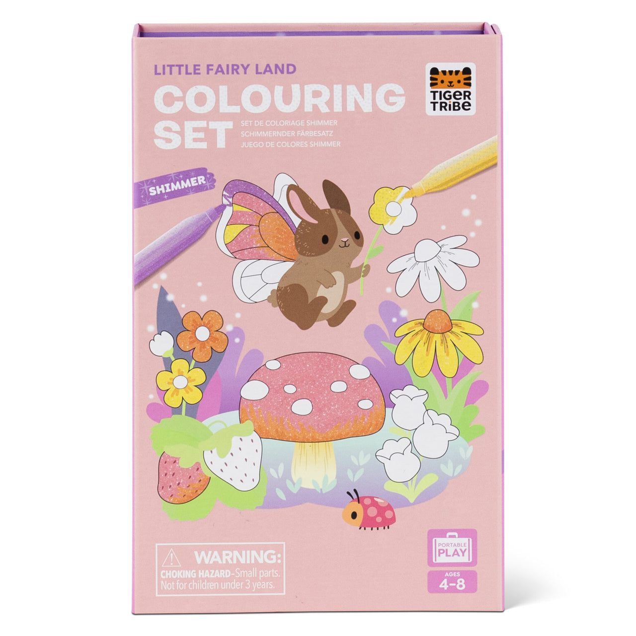 Tiger Tribe Målarset Shimmer Colouring Little Fairy Land