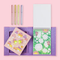 Thumbnail for Tiger Tribe Målarset Shimmer Colouring Little Fairy Land