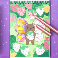 Thumbnail for Tiger Tribe Målarset Shimmer Colouring Little Fairy Land