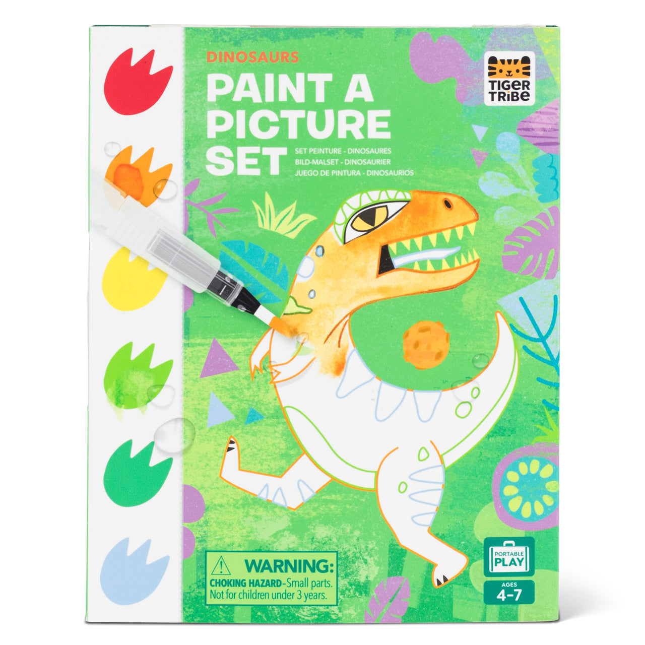 Tiger Tribe Målarset Paint A Picture Dinosaurs