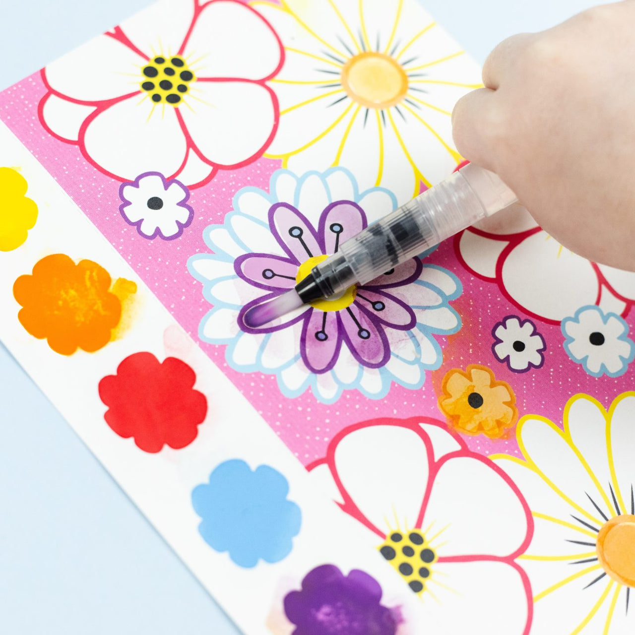 Tiger Tribe Målarset Paint A Picture Butterflies & Flowers