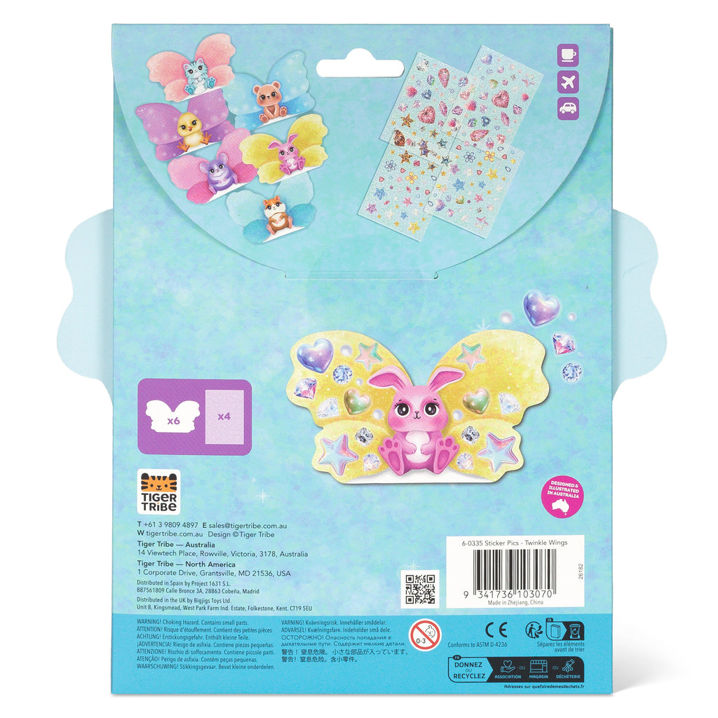 Tiger Tribe Klistermärken Sticker Pics Twinkle Wings – bild 7