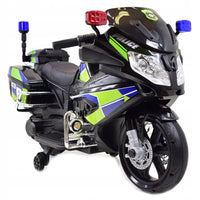 Thumbnail for Azeno Street Police MC Elmotorcykel för barn, 2x12V