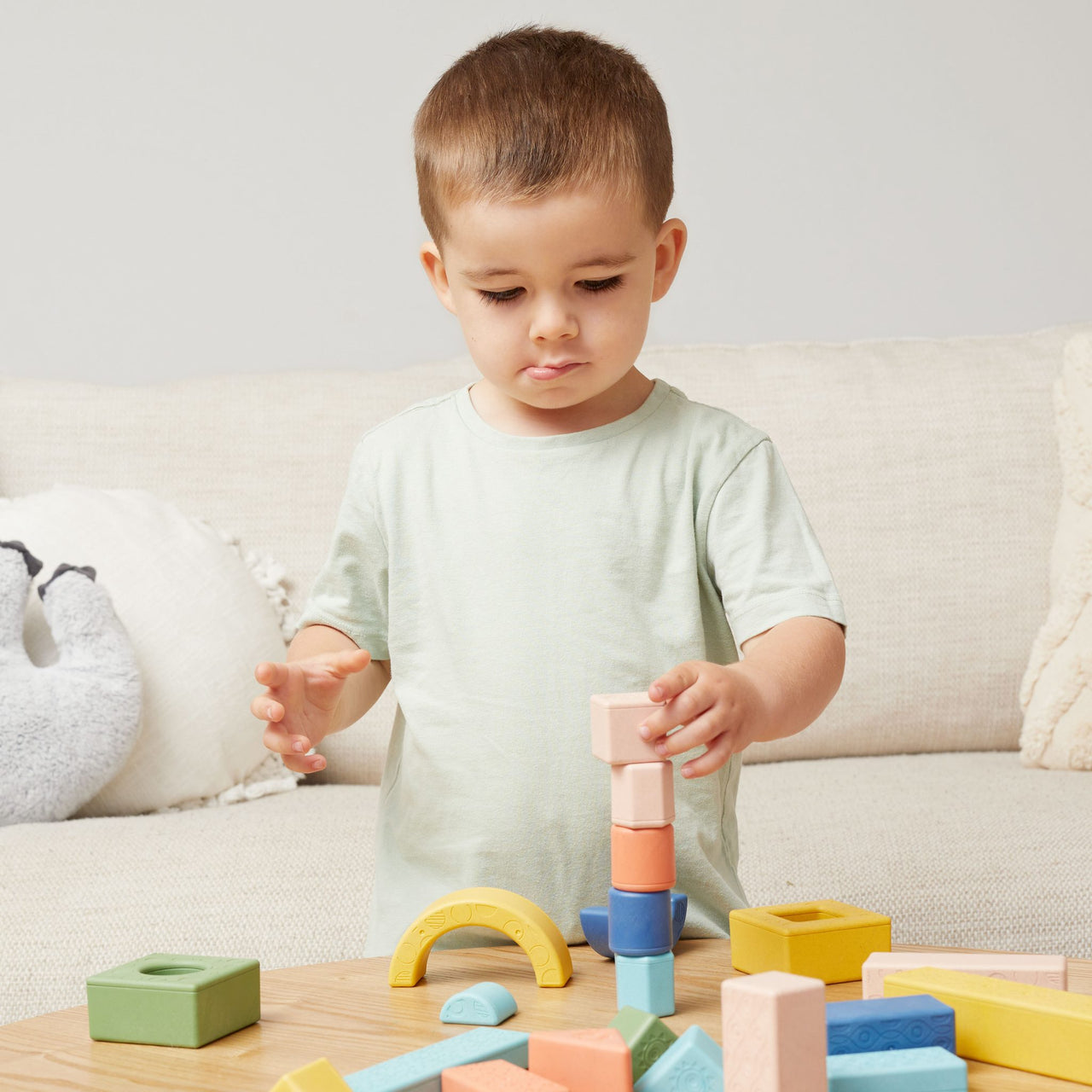 Tiger Tribe Byggklossar Startpaket Rattle & Stack Blocks (11 delar)