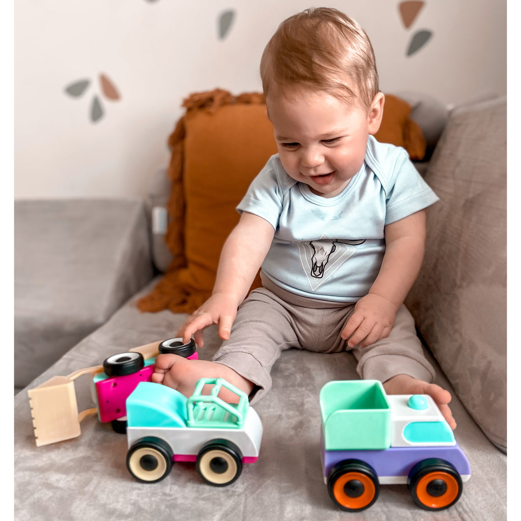 Playgro Køretøjer Byg og Kør Mix’n Match +12m