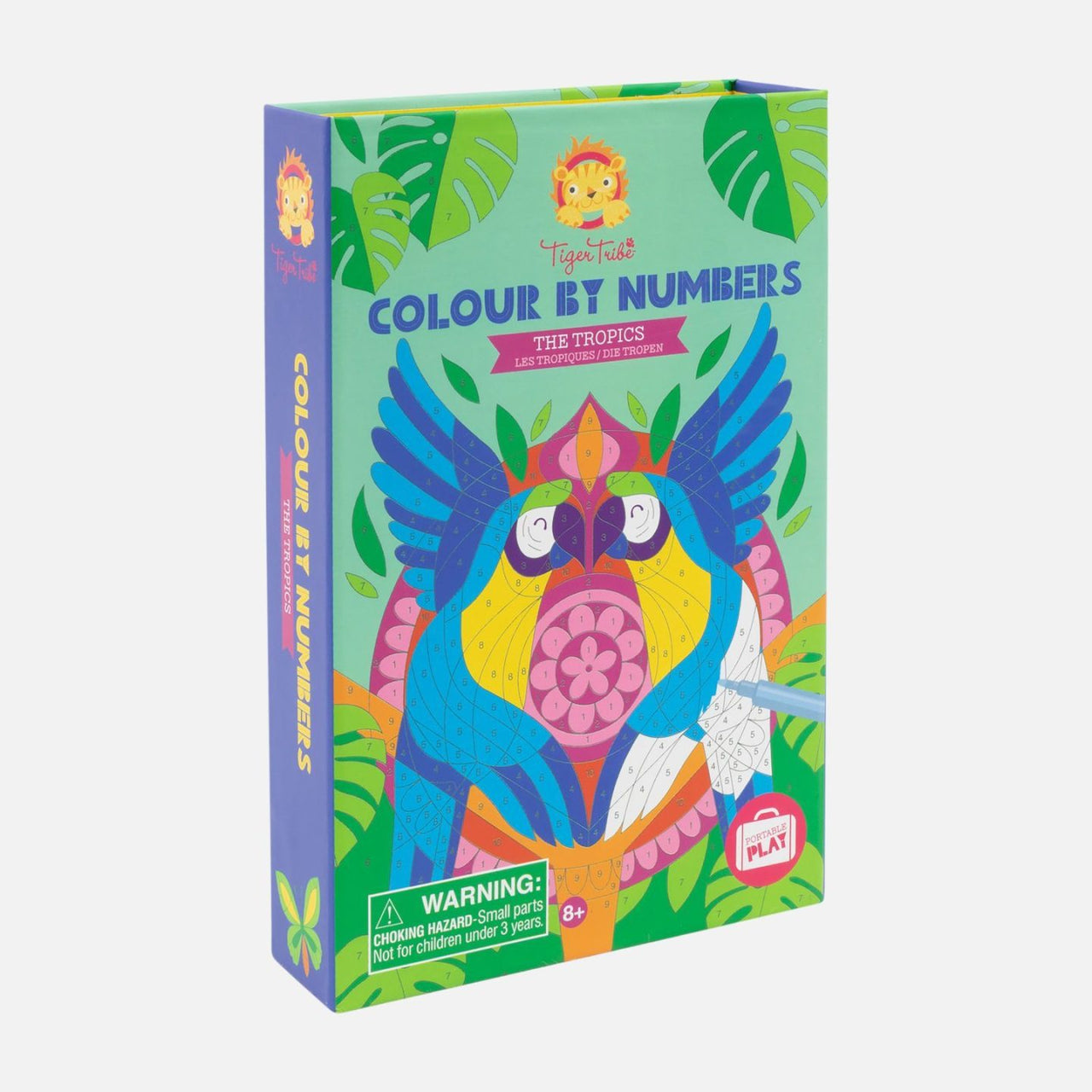 Tiger Tribe Målarset med 10 tuschpennor The Tropics