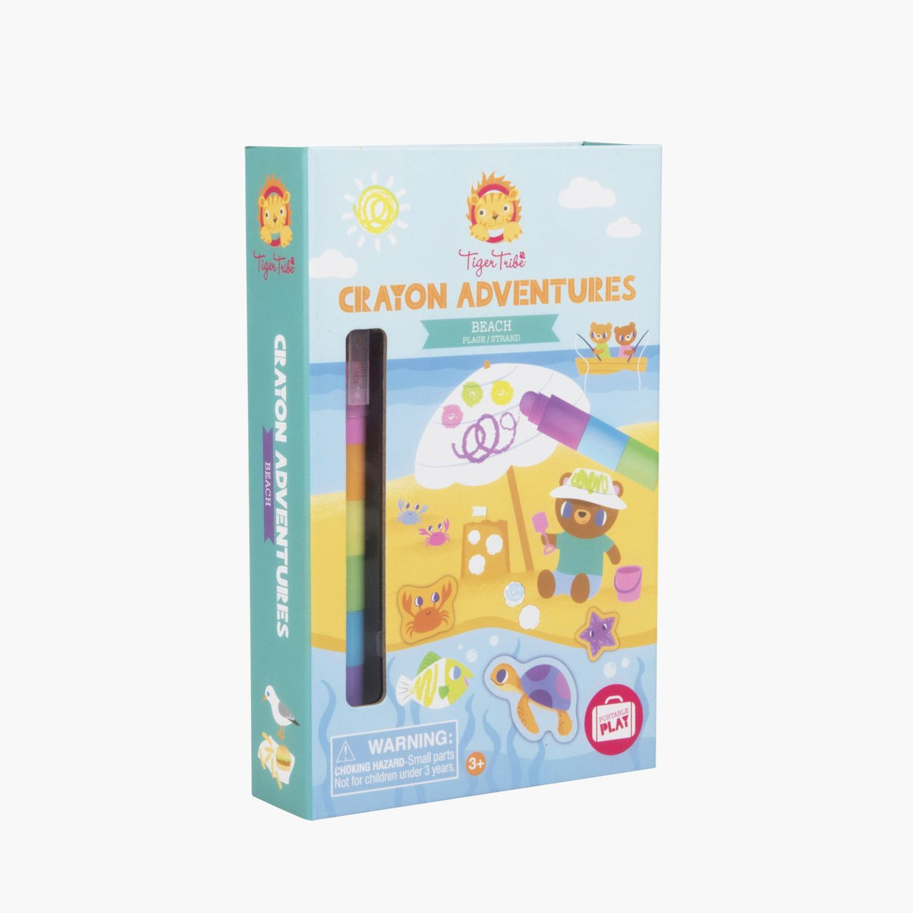 Tiger Tribe Aktivitetsbok Crayon Adventures Beach