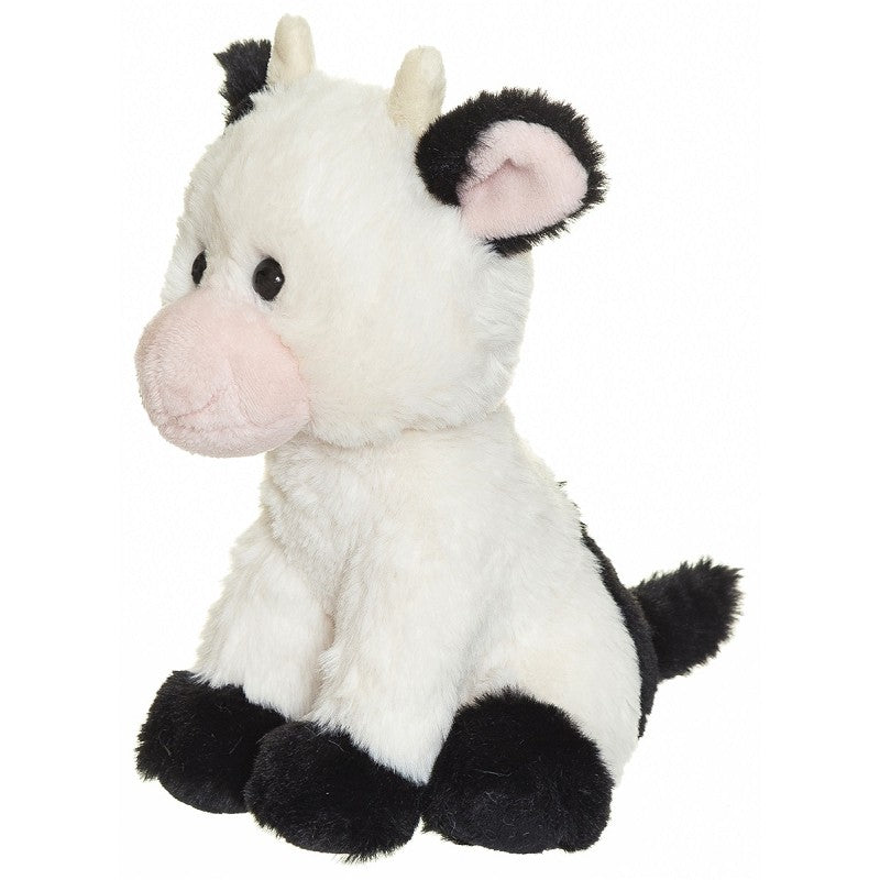 Teddykompaniet Gosedjur Teddy Farm Sittande ko 18cm