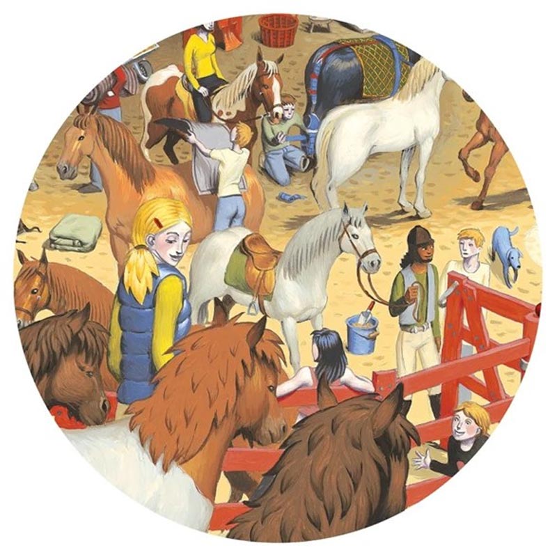 Djeco Observationspussel Equitation (200 bitar)