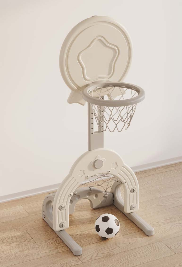 Elite Toys 3-i-1 basket, fodboldmål & golf