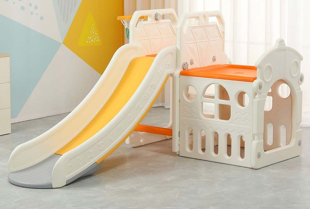 Elite Toys Aktivitetsrutsjebane med basketballkurv