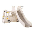 Elite Toys Lastbil med rutsjebane og gynge Beige