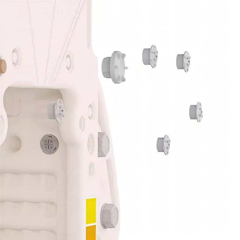 Elite Toys Lastbil med rutsjebane og gynge Beige