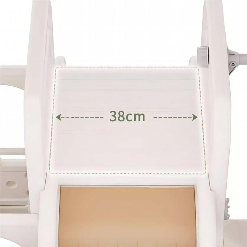 Elite Toys Lastbil med rutsjebane og gynge Beige