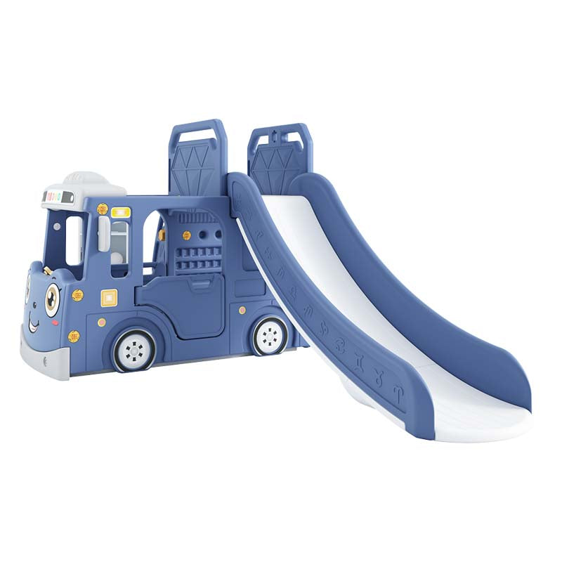 Elite Toys Lastbil med rutsjebane og gynge Blå