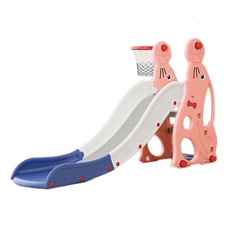 Elite Toys Rutsjebane med basketballkurv Rosa