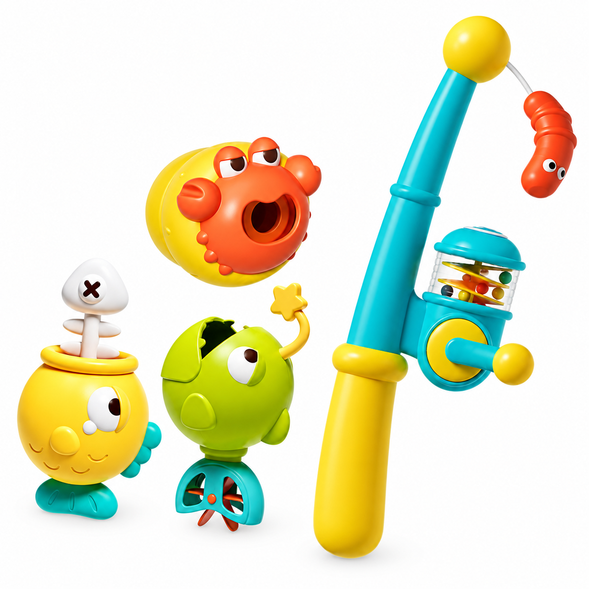 Carlo Baby Fiskespil med fiskenet +18m