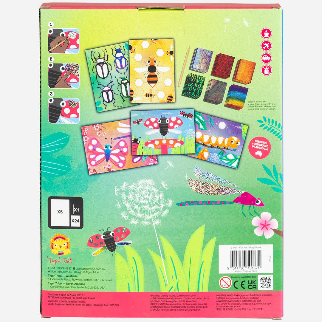 Tiger Tribe Foliekonst Foil Art Bug World