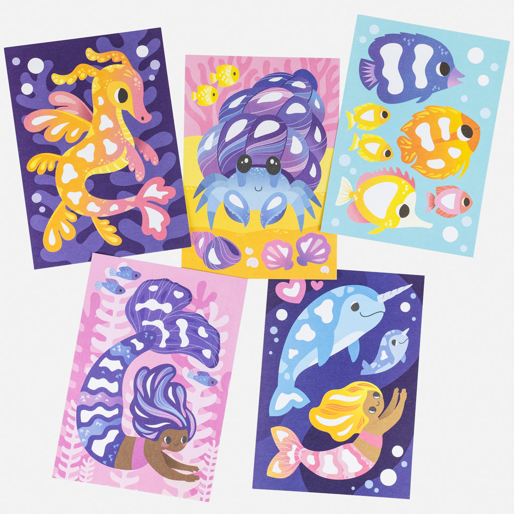 Tiger Tribe Foliekonst Ocean Magic