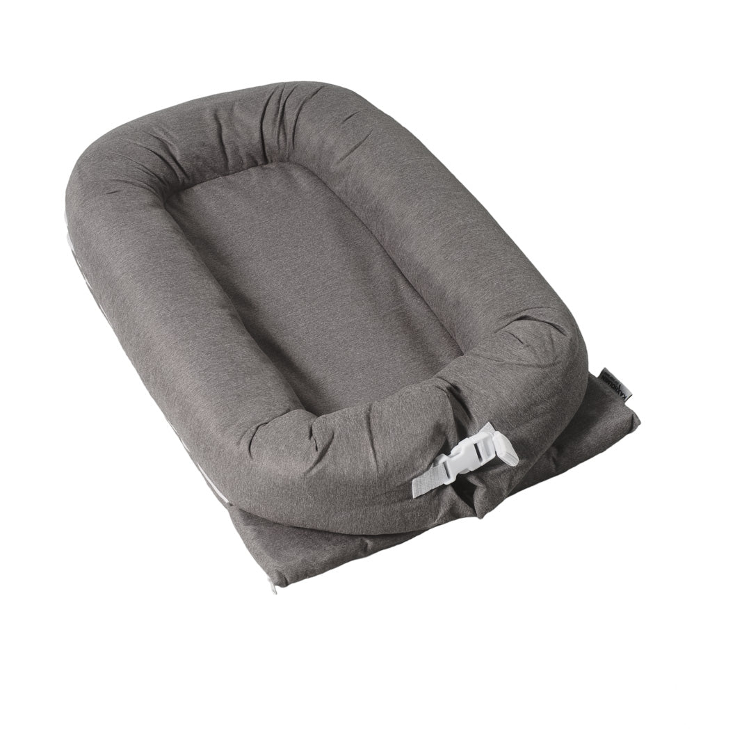 Kaxholmen Babynest Gråmelerad (72x46cm)