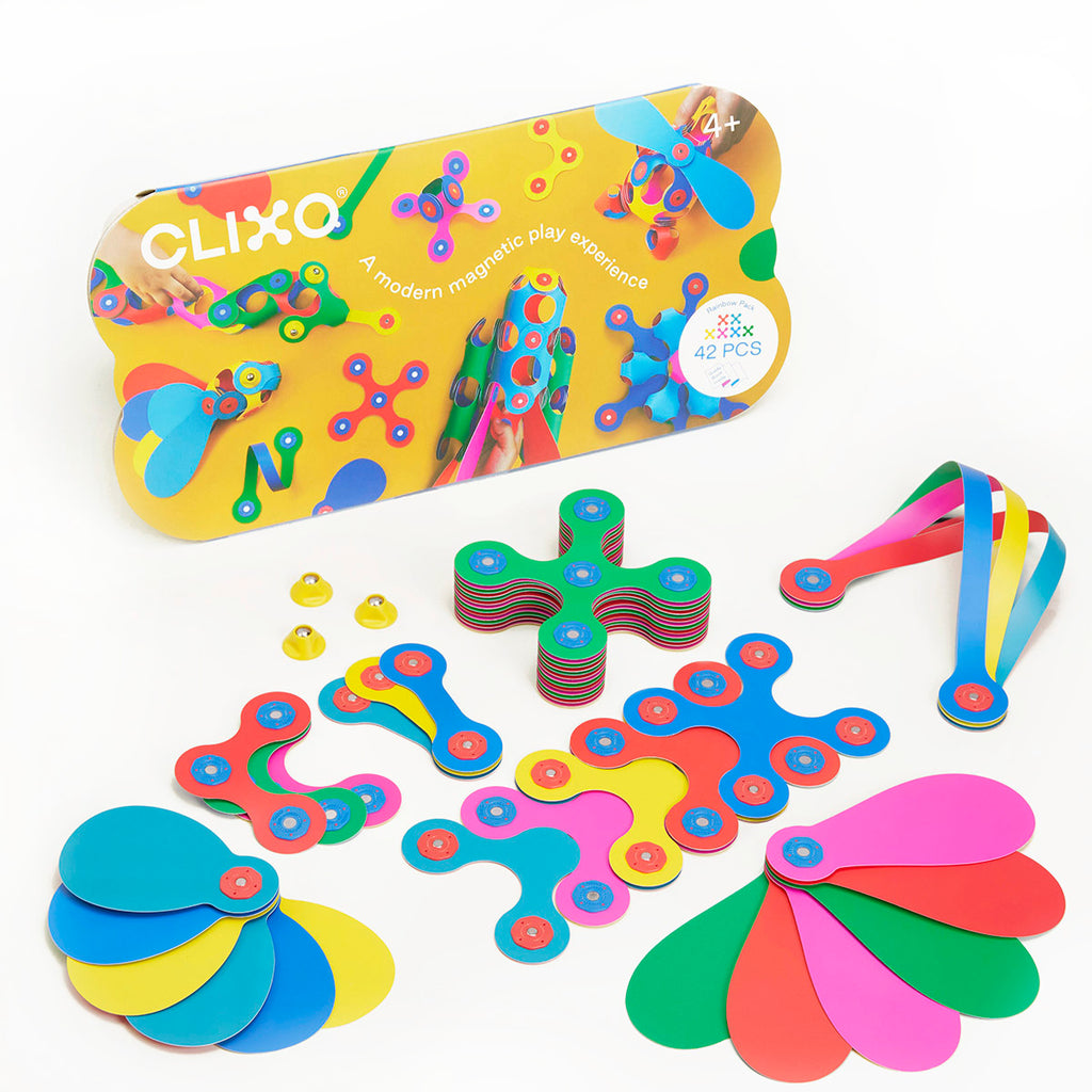 Clixo Byggesæt Rainbow Pack (42 dele)