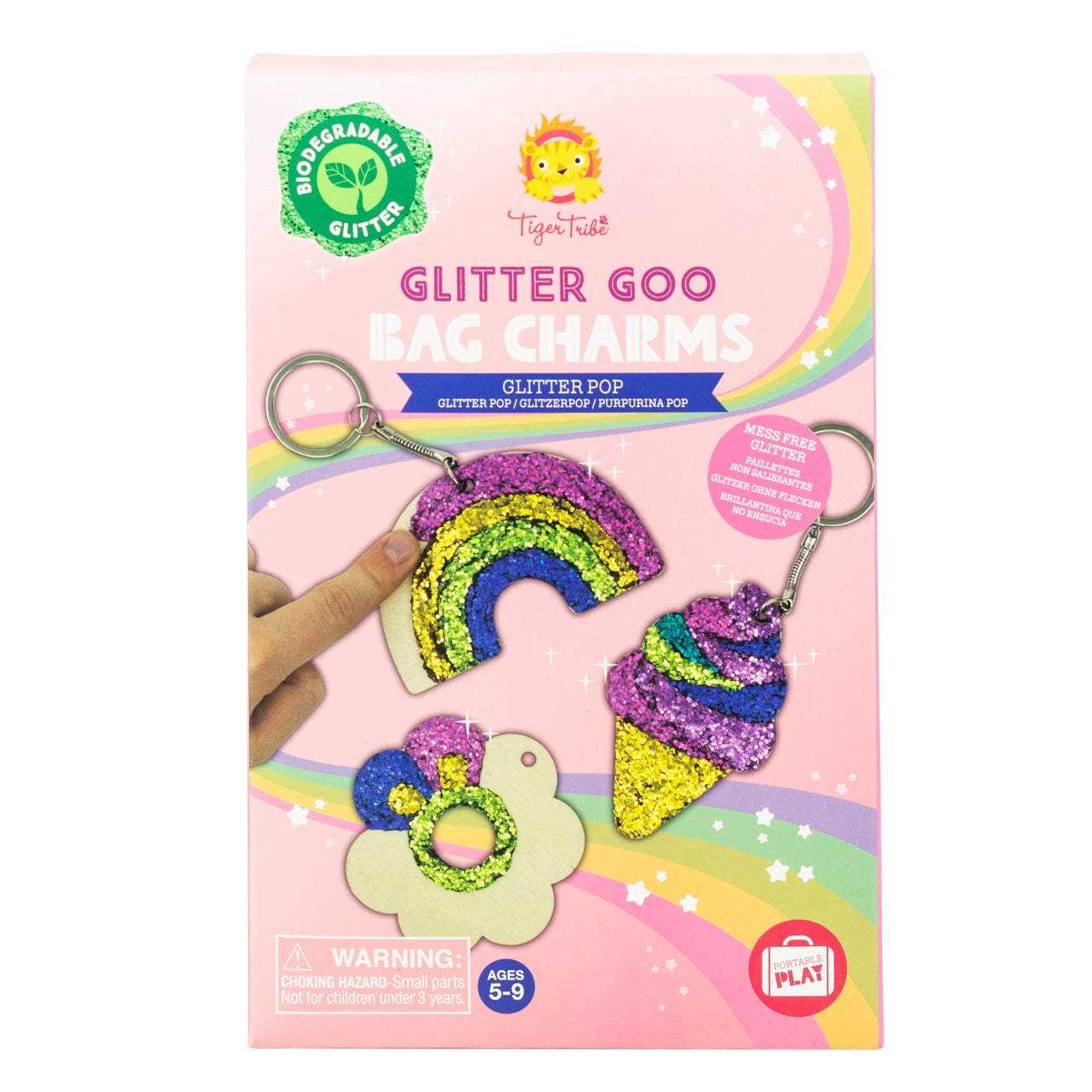 Tiger Tribe Pysselbox Glitter Goo Bag Charms