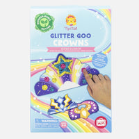 Thumbnail for Tiger Tribe Pysselpaket Glitter Goo Crowns Super Rainbow