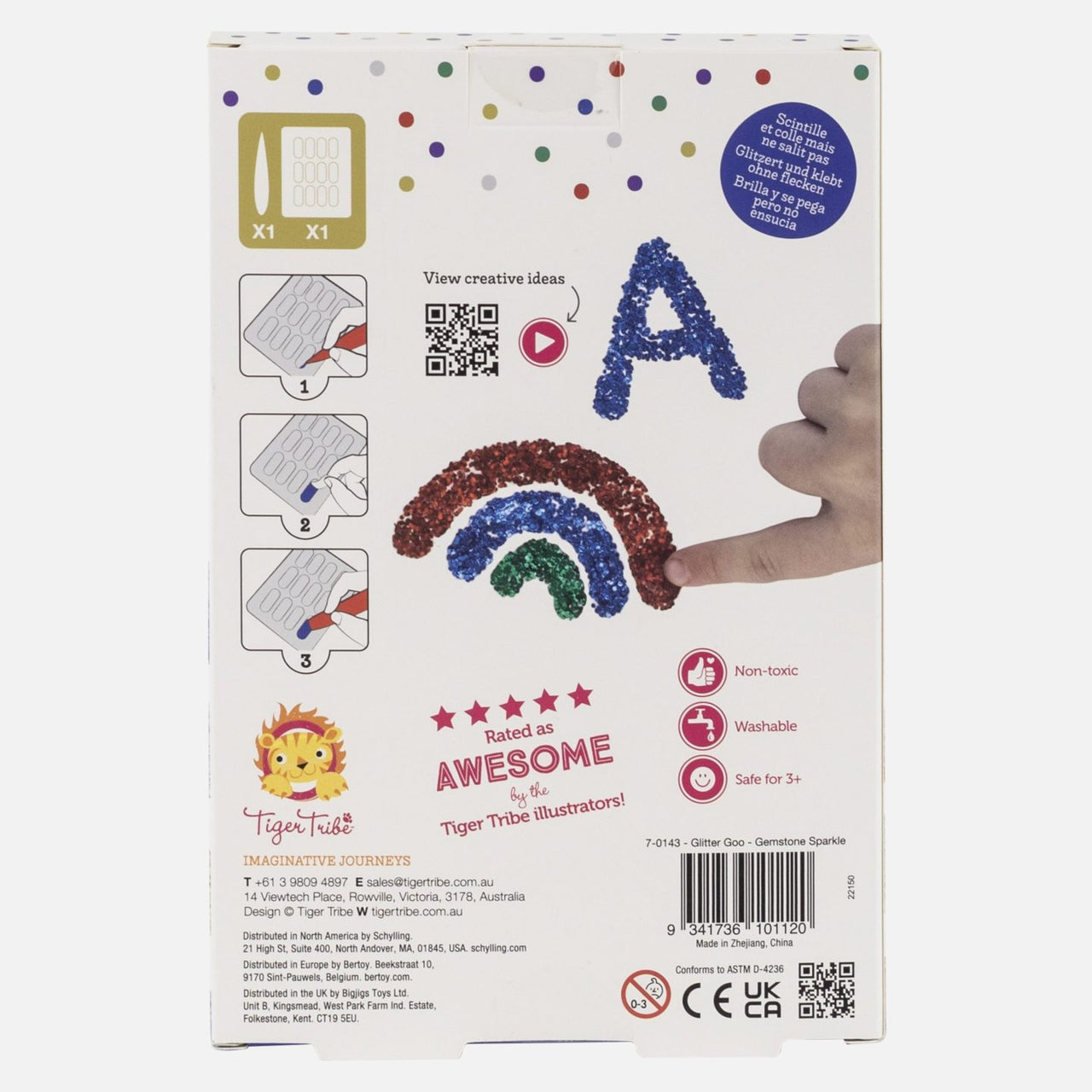 Tiger Tribe Glitter Goo Gemstone Sparkle (12 färger)