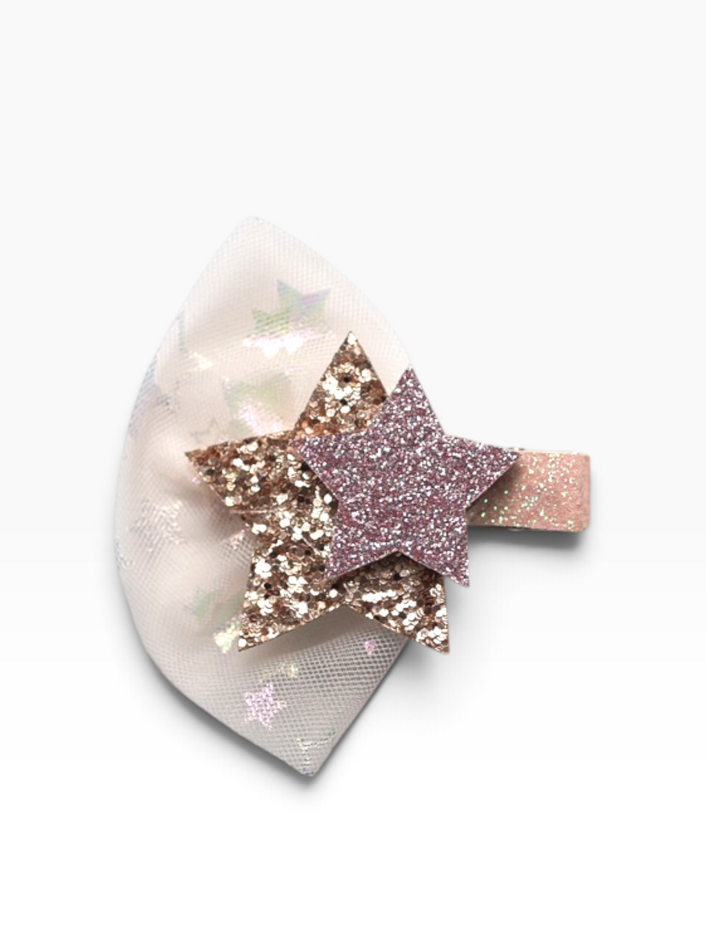 Pellianni Hårspænde Double Star Rosa