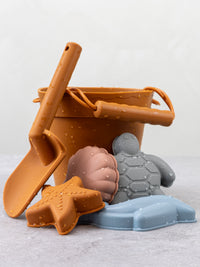 Thumbnail for Lily & Lo Beach Hinkset Silikon Terracotta (6 delar + nätkasse)