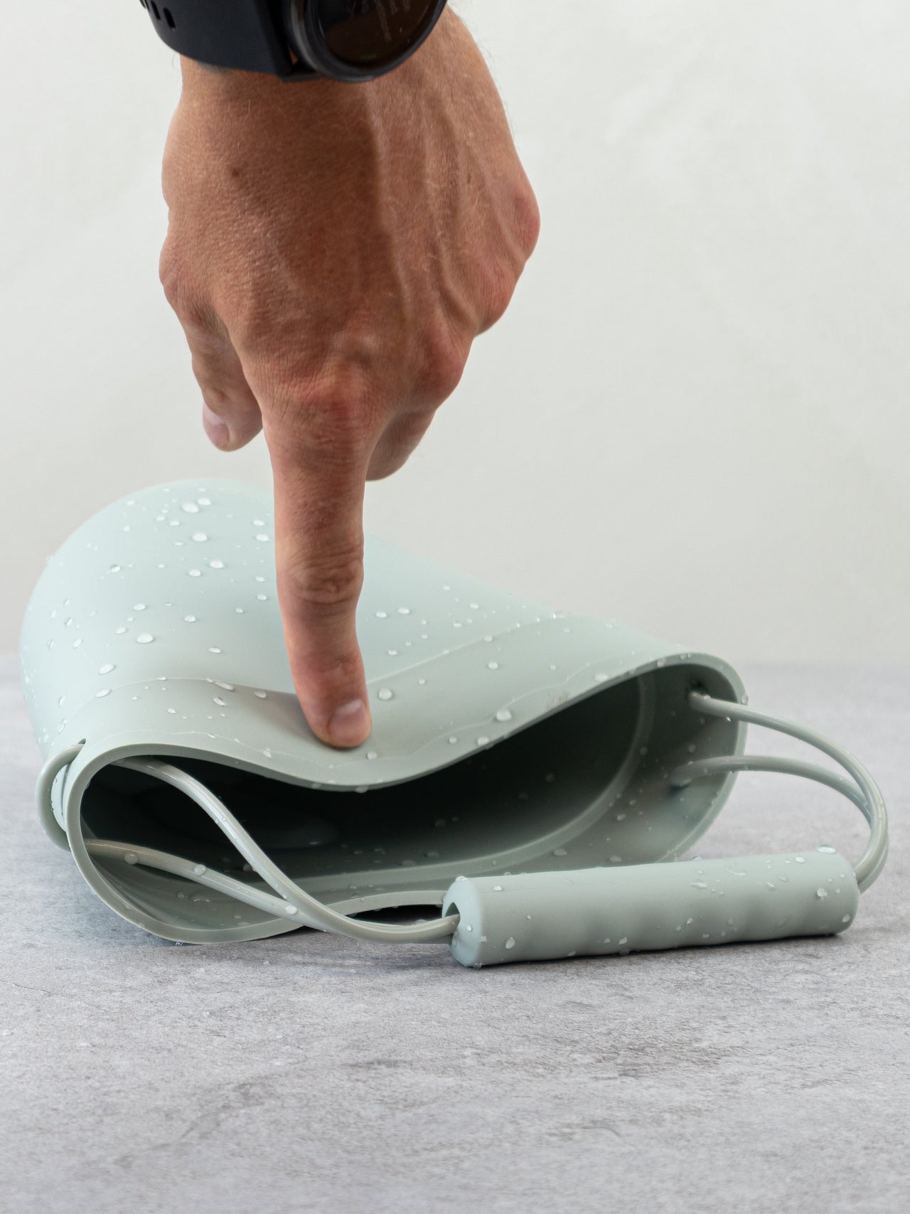 Lily & Lo Beach Hinkset Silikon Sage Green (6 delar + nätkasse)