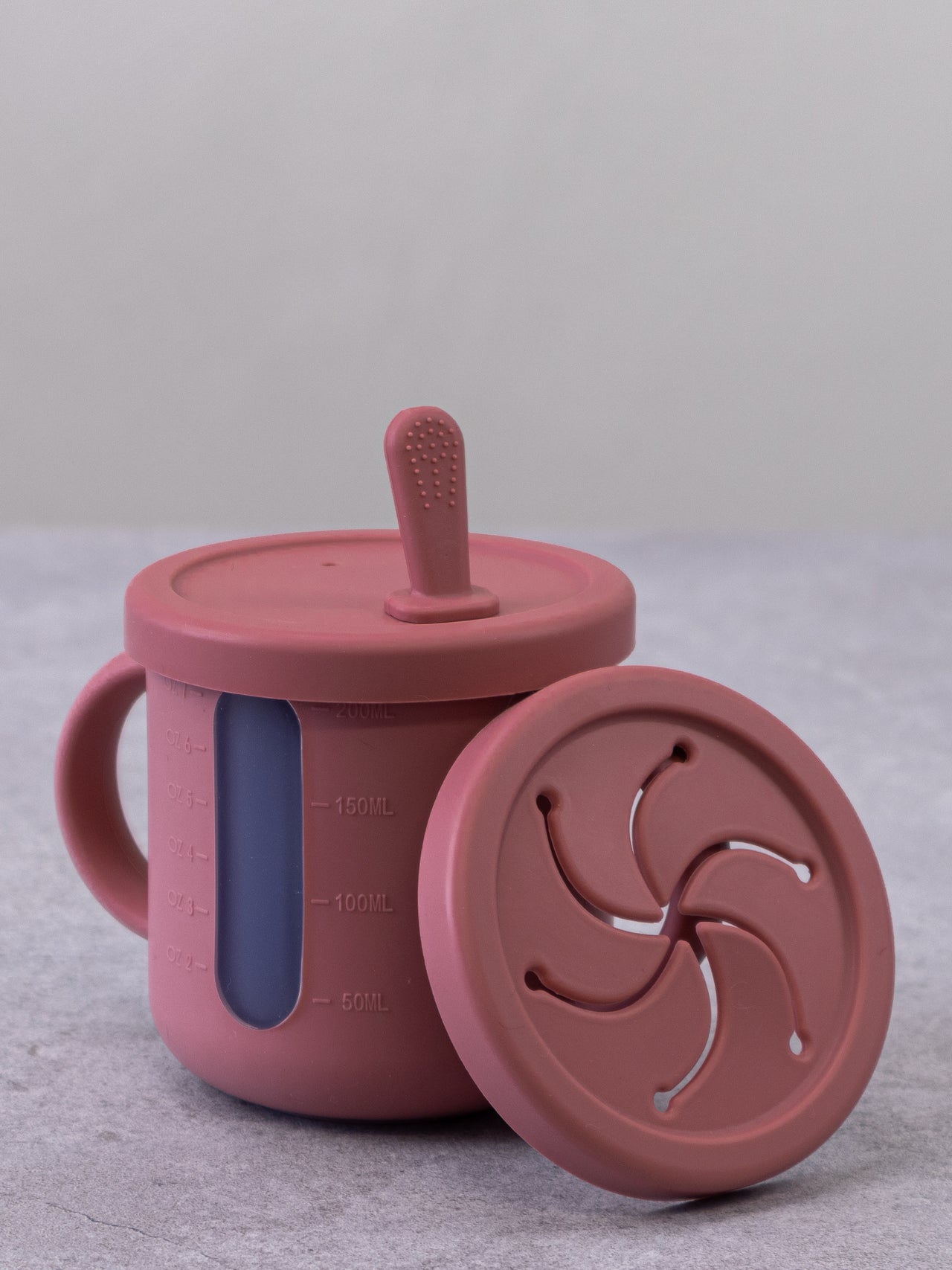 Lily & Lo Foods Mugg Silikon 2-i-1 Blush (200ml)