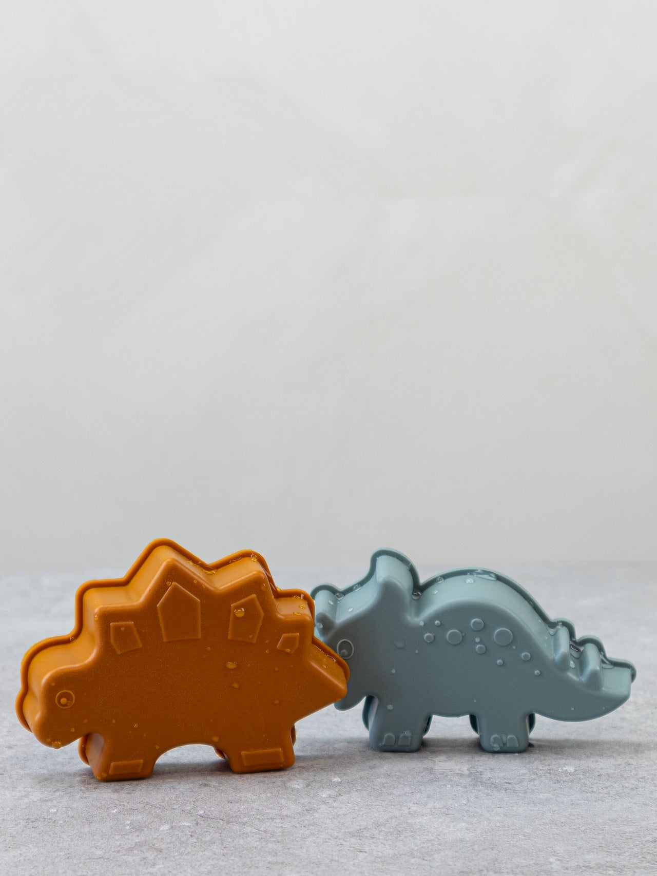 Lil & Lo Sandformar Silikon Dinosaur Brown (4-pack)