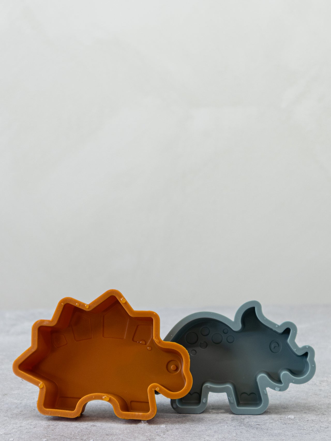 Lil & Lo Sandformar Silikon Dinosaur Brown (4-pack)
