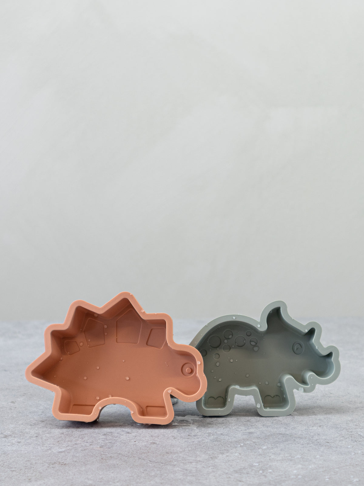 Lil & Lo Sandformar Silikon Dinosaur Grey (4-pack)