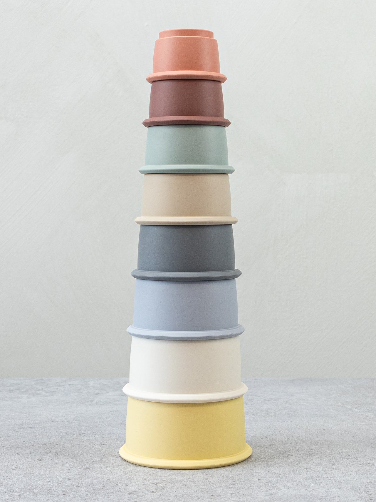 Lily & Lo Stapelbara Muggar Silikon Mixed Pastels (8 delar)