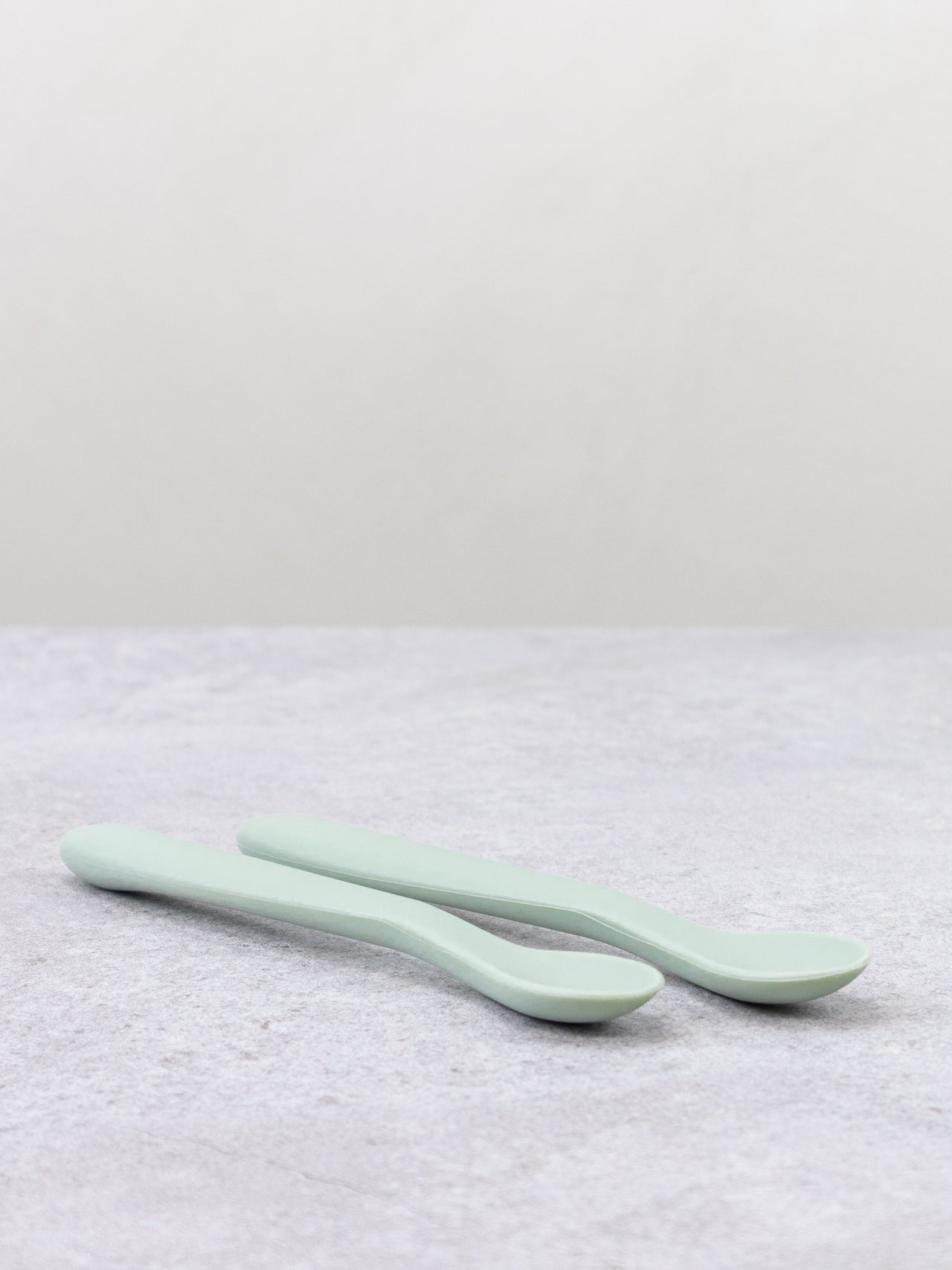 Lily & Lo Mjuk Matningssked Silikon Light Green (2-pack)