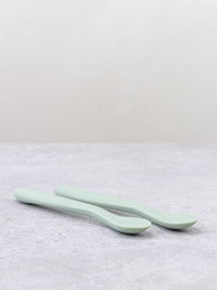 Thumbnail for Lily & Lo Mjuk Matningssked Silikon Light Green (2-pack)