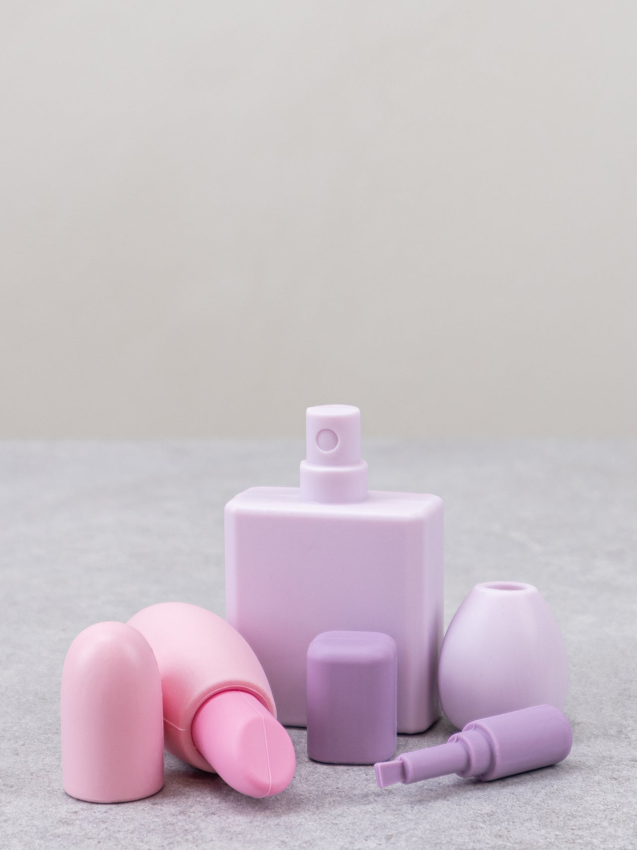 Lily & Lo Frisörset Silikon Soft Pink (12 delar + väska)