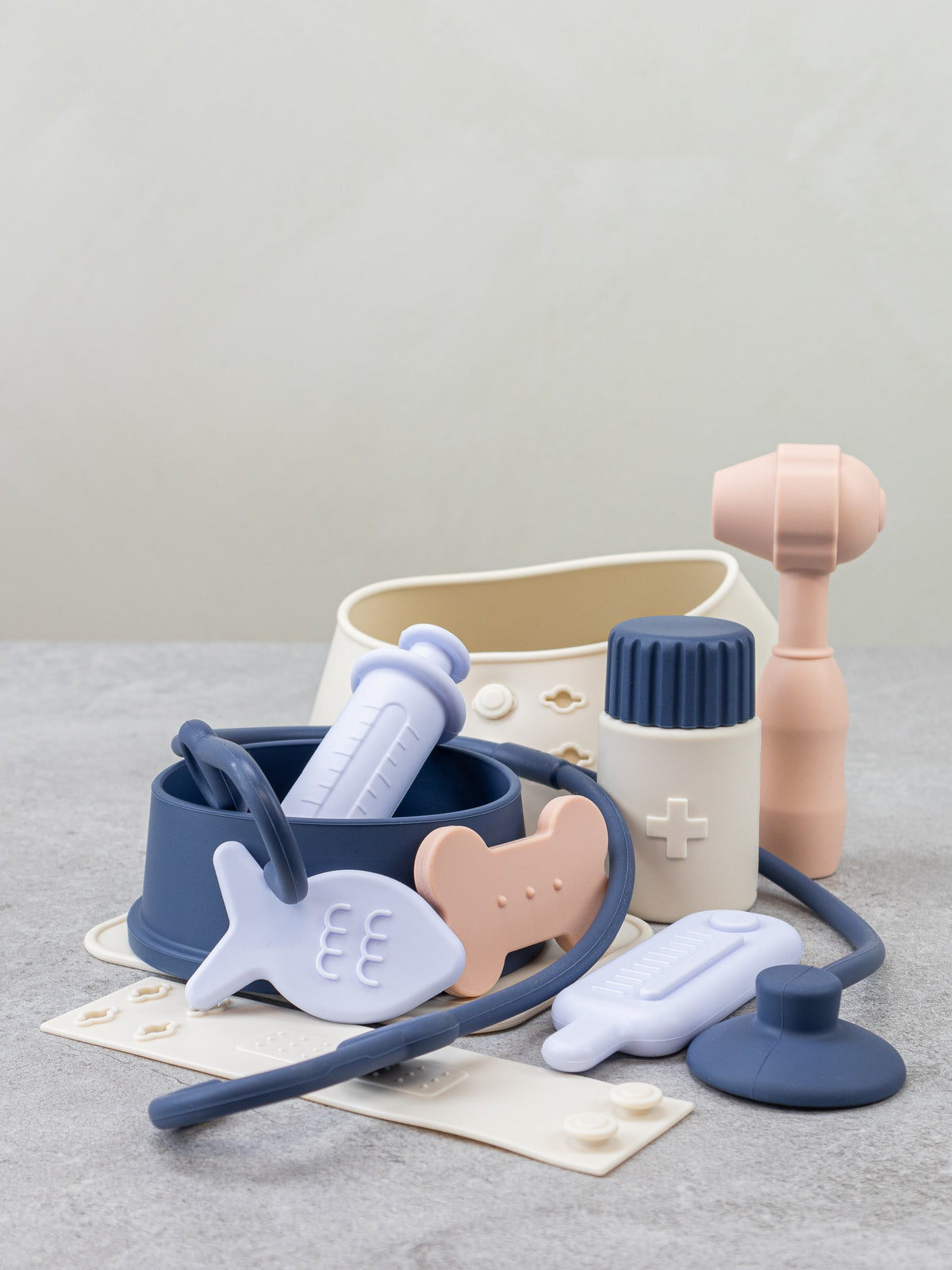 Lily & Lo Veterinärset Silikon Dusty Blue (12 delar)
