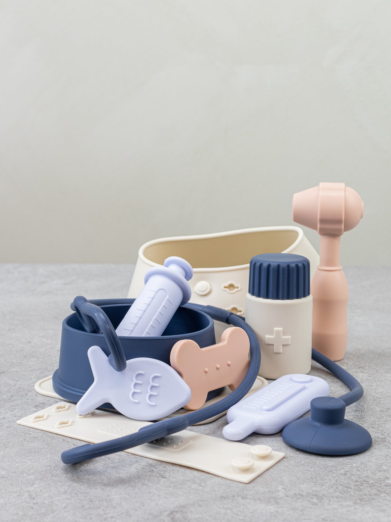 Lily & Lo Veterinärset Silikon Dusty Blue (12 delar)