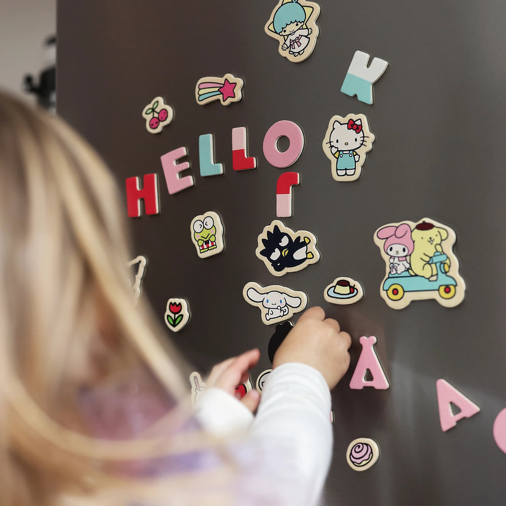 Hello Kitty magnetbogstaver og figurer