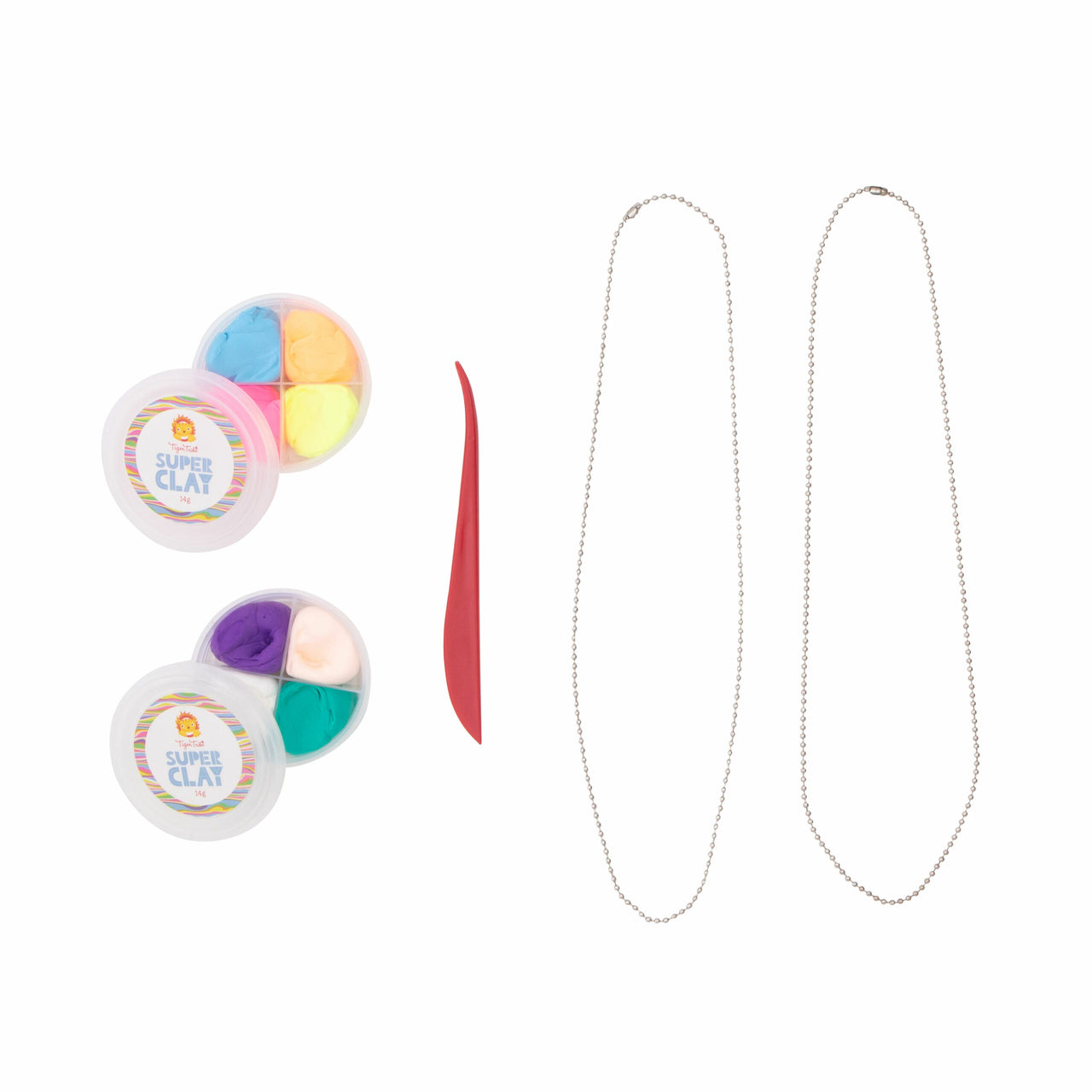Tiger Tribe Smyckeset Jewellery Design Kit Super Clay Necklaces