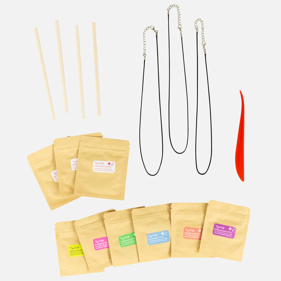 Tiger Tribe Smyckeset Jewellery Design Kit Twisty Beads Necklaces